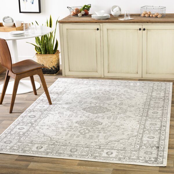 Langley Street Tapis Oriental Gris Clair Fitz Et Commentaires Wayfair Canada